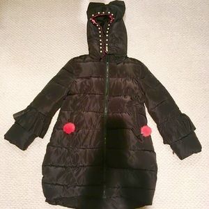 Girls' Zipper Down Jacket
